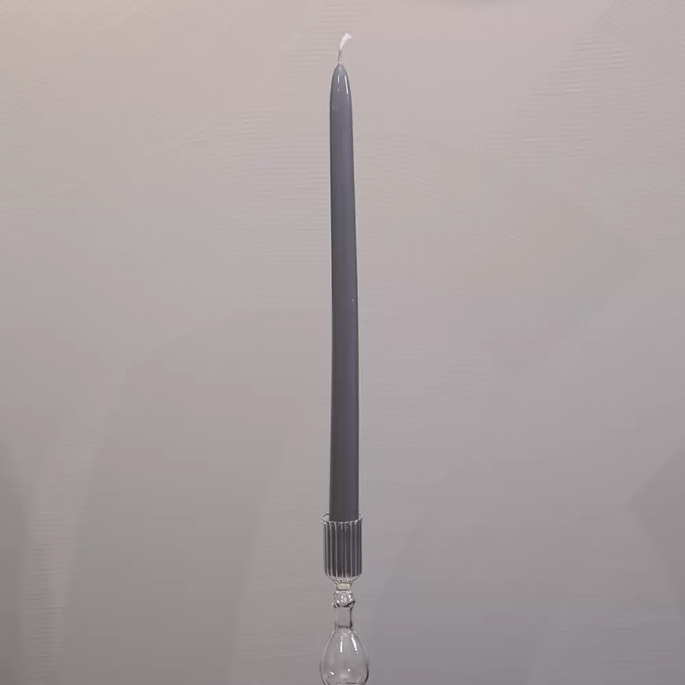 CANDLE CONICA H 40 GRIGIO PERLA